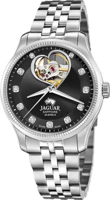 A close-up studio shot of a luxury women's wristwatch.