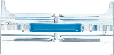 A close-up studio shot of a tile carrying handle.