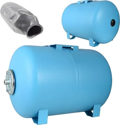 Produktbild von Ausdehnungsgefäß 100L - Druckbehälter mit EPDM-Membran - Druckkessel für Trinkwasser - Hauswasserversorgung Druckerhöhungssystem - Wasserspeicher - Stahltank - 1" Anschluss - Druckbehälter 100 Liter