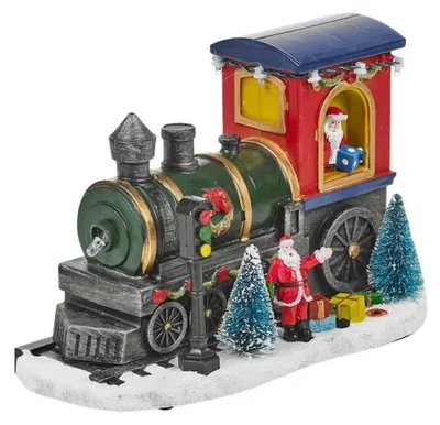 Immagine prodotto di Express di Natale - Scena con trenino e LED, 22 cm