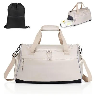 Produktbild von Theo&Cleo Sporttasche Kinder Mädchen 30L wasserabweisend Kindersporttasche Schwimmtasche Reisetasche für Sport Schule Urlaub Khaki