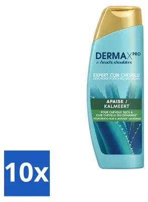 Obrázek produktu pro 10 kusů šamponu Head & Shoulders DermaX Pro proti lupům, zklidňující, objem 470 ml - výhodná balení