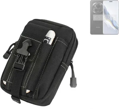 Produktbild von K-S-Trade Gürtel Tasche kompatibel mit Honor Magic6 Pro Gürteltasche Holster Schutz Hülle Handy Hülle Smartphone outdoor Handy-Hülle schwarz