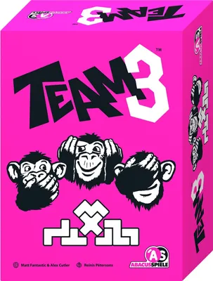 Produktbild von ACUD0122 - Team3 - pink, Brettspiel, 3-6 Spieler, ab 8 Jahren (DE-Ausgabe)