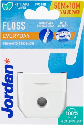 Obrázek produktu pro Jordan Everyday, voskovaná zubní nit, 60 metrů