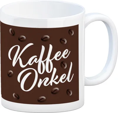 Produktbild von Kaffeeonkel Kaffeebecher zum Thema Koffeinjunkie