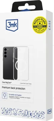 Produktbild von 3mk Schutzhülle Clear MagCase mit MagSafe Cover für Samsung Galaxy S25+ transparent backcover