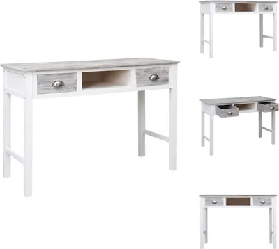 Obrázok produktu pre vidaXL Stôl sivý 110×45×76 cm drevo - Stoly