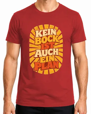 Imagen del producto de Camiseta para hombre, color rojo, talla M, con la frase: "No tengo ganas, pero aquí estoy" (o "No me apetece, pero aquí estoy"). Es una frase divertida, irónica y sarcástica