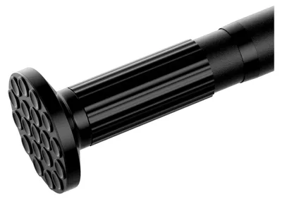Produktbild von Gardinenstange ohne Bohren 128-327 CM Teleskopstange für Vorhänge und Duschvorhänge in Schwarz
