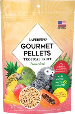 Image de Lafeber Gourmet Pellets Pour Grands Perroquets - Fruits Tropicaux 56G échantillon Lafeber nourriture pour perroquets Fruits Tropicaux Pellets 56G - Alimentation saine