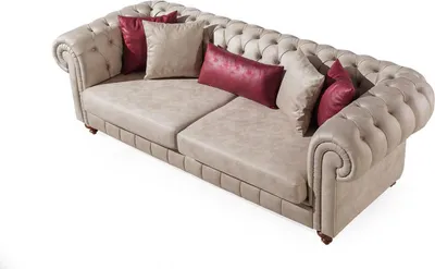 Produktbild von Modern Couch Polster Sofas Designsofa Dreisitzer Sitz Neu Designer Sofa 3 Sitzer