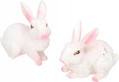 Immagine prodotto di Coniglietto Pasquale 2 Figure + Fieno