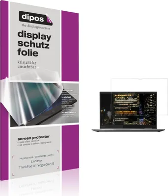 Image de 2x Film de protection d'écran pour Lenovo ThinkPad X1 Yoga Gen 5 protecteur clair dipos
