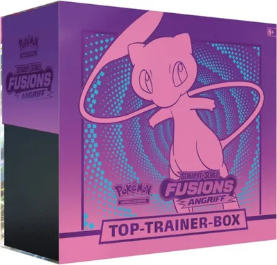 Produktbild von Pokémon-Sammelkartenspiel: Top-Trainer-Box Schwert & Schild – Fusionsangriff