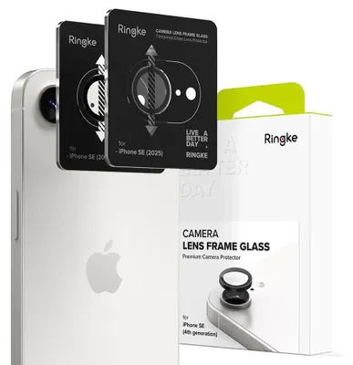 Immagine prodotto di Osłona Aparatu Ringke Fotocamera Frame Protector 2-Pack Iphone 16E Nero
