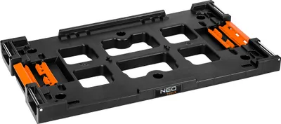 Immagine prodotto di NEO TOOLS Adattatore modulare per sistema 1 e 2, materiale ABS, corpo stabile e nervato, dimensioni 580x325x70 mm, portata massima 100 kg, per la combinazione del sistema modulare 1 con 2