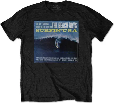 Produktbild von The Beach Boys | Offizielles Band T-Shirt | Surfin' USA, X-Groß, Schwarz