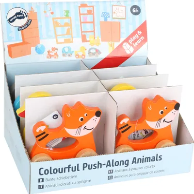 Produktbild von small foot 10631 Display Bunte Schiebetiere, mehrfarbig
