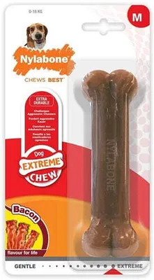 Produktbild von Nylabone Dura Chew Voor Harde Bijters Baconsmaak