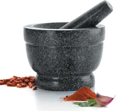 Image de Mortier et pilon en granit 16cm - Lacor - 60516 -