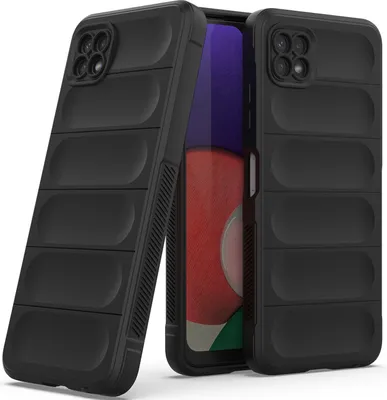 Produktbild von Samsung A22 5G Hülle, Weich TPU Silikon Stossfest Anti-rutsch Schutzhülle für Samsung Galaxy A22 5G Schwarz