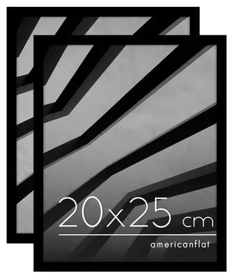 Image de Americanflat, lots de 2 cadres photo de 20x25 cm - Cadres photo de 25x20 cm, résistants aux chocs