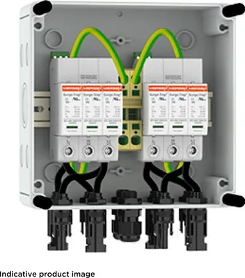 Produktbild von MERSEN Photovoltaik-Stringbox 2 MPP 1000V Typ 1+2 1 Stück