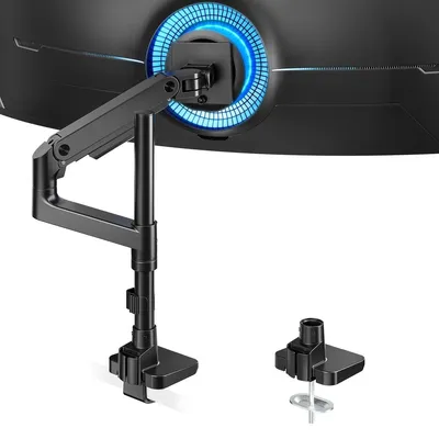Produktbild von Monitorhalterung Monitorarm Bildschirmhalterung - Gasdruckfeder - 17 bis 49 Zoll - Max. 20 kg - VESA 75/100 mm - Schwarz