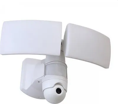 Produktbild von Lutec LED Kamera Außenwandleuchte Libra weiß IP44 36W 3400lm CCT 2700K-6500K DIMMBAR