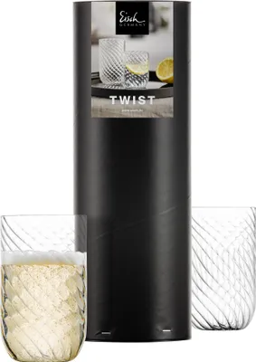 Immagine prodotto di Eisch Becher Twist, 2er Set, Trinkbecher, Trinkglas, Wasserglas, Kristallglas, 360 ml, 78913393