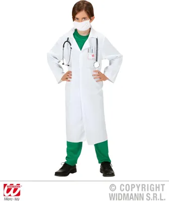 Image de WIDMANN S.R.L. Kinderkostume Doctor 8-10 J., Gr. 140