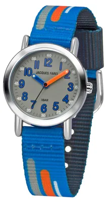 Produktbild von JACQUES FAREL KPS201 Uhr Junge Kinderuhr Textil blau