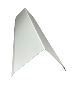 Produktbild von Firstblech 2 m lang Alu weiß RAL 9010 - Zuschnitt 20 cm -  siehe Skizze