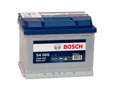 Zdjęcie produktu dla Bosch S4, 60 Ah, 12 V, 540 A, Samochód, B13, Niebieski, Biały