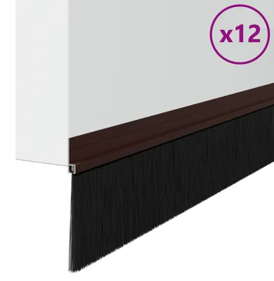 Obrázok produktu pre vidaXL Samolepiace tesnenia dverí 12 ks hnedé 100 cm