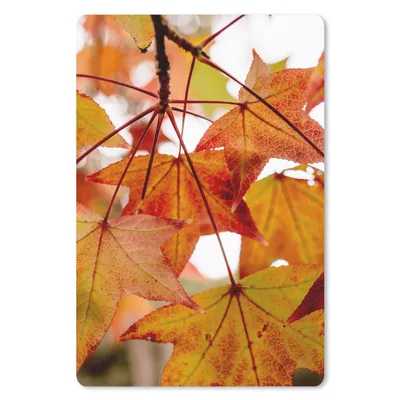 Produktbild von MuchoWow® Mauspad Mousepad Herbstzweige - Blätter - Jahreszeiten - Landleben 18x27 cm - Mousepads - Maus Mat - Pad - Mausunterlage