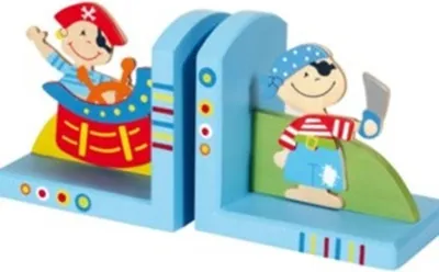 Image de Simply for Kids Houten Piraten Boekensteunen