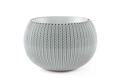 Obrázok produktu pre Keter Cozies KNIT - M - Kvetináč - šedá