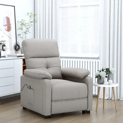 Obrázok produktu pre Obývací obchod Recliner Electric Taupe Fabric