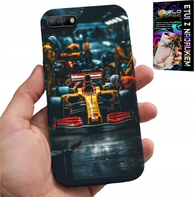 Zdjęcie produktu dla Etui Do Huawei Y6 2018 - F1 Formuła 1 Bolidy Wyścigi Wiele Wzorów