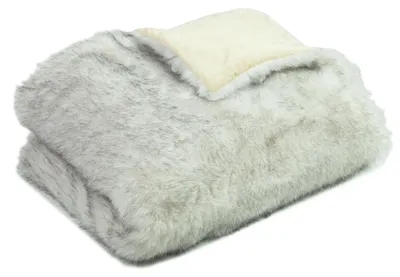 Obrázek produktu pro umělá kožešinová deka 150x200 cm v béžové barvě