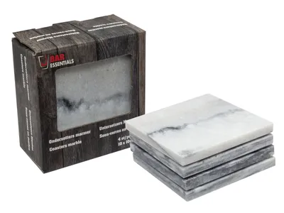 Image de Autres marques Sous-verres en marbre 10X10 Cm 4 pièces