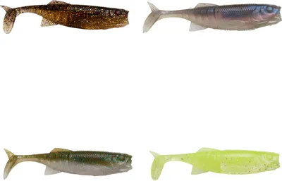 Produktbild von Savage Gear Ned Minnow 5 pcs Pro Blue Red Pearl 7,5 cm 4,5 g Gummiköder