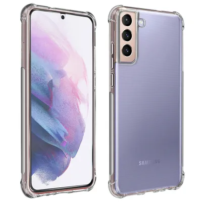 Produktbild von Avizar, Schutz-Set, Hülle + Schutzfolie für Samsung Galaxy S21, Transparent