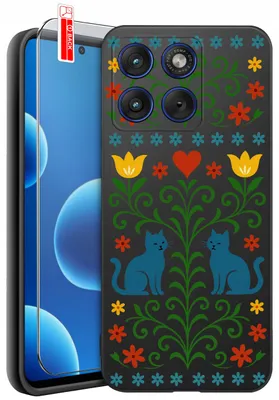 Obrázok produktu pre Puzdro pre Motorola Edge 70 | Vzory | Matné silikónové puzdro + sklo 9H