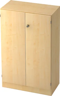 Produktbild von bümö office Aktenschrank - 3 Ordnerhöhen - Nachbildung Ahorn