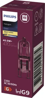 Produktbild von Philips 925724044201, 40 W, G9, 470 lm, Warmweiß