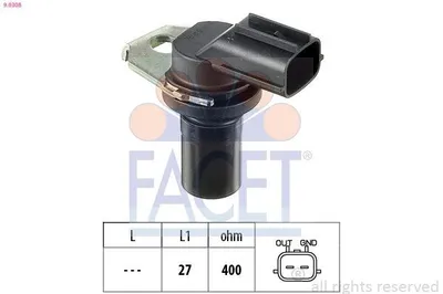 Produktbild von FACET Drehzahlsensor Automatikgetriebe 9.0308 für FORD Fiesta Mk6 Schrägheck (JA8, JR8) Focus II Schrägheck (DA, HCP, DP) Focus II Kombi (DA, FFS, DS)
