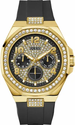 Produktbild von Guess Herren Uhr Armbanduhr Analog EMPIRE GW1002G2 Silikon